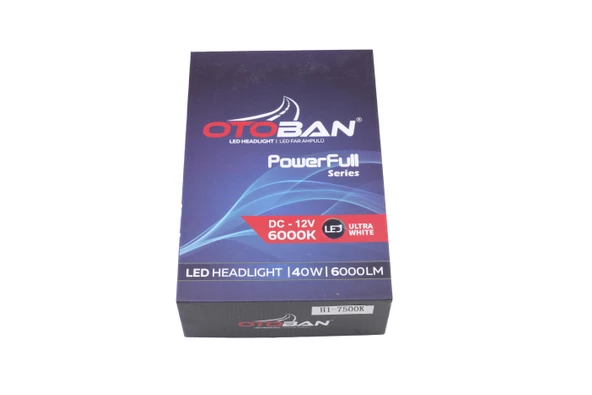 OTOBAN LED H1 POWER FUL 25W 7500 K