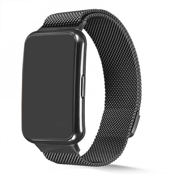 Ceponya Huawei Watch Fit KRD-01 Metal Tel Örgü Kordon - 5