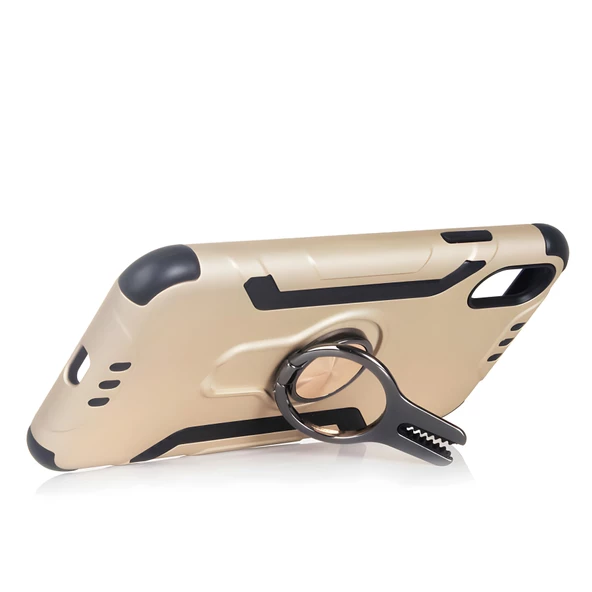 iPhone XR Kılıf Stand Olma Özellikli Araç Tutuculu Ko ko Kılıf - Resim 9
