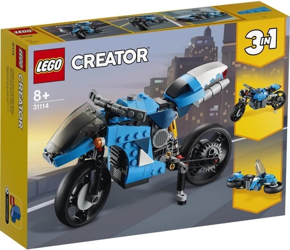 LEGO 31114 Creator 3'ü 1 Arada Süper Motosiklet