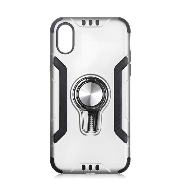 iPhone XR Kılıf Stand Olma Özellikli Araç Tutuculu Ko ko Kılıf - Resim 4