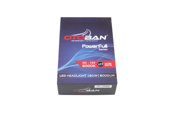 OTOBAN LED H7 POWER FUL 25W 7500 K