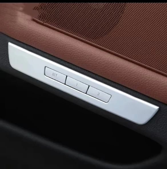 Bmw 5 Serisi Uyumlu Krom Koltuk Hafıza Düğmesi 3 Parça - 2