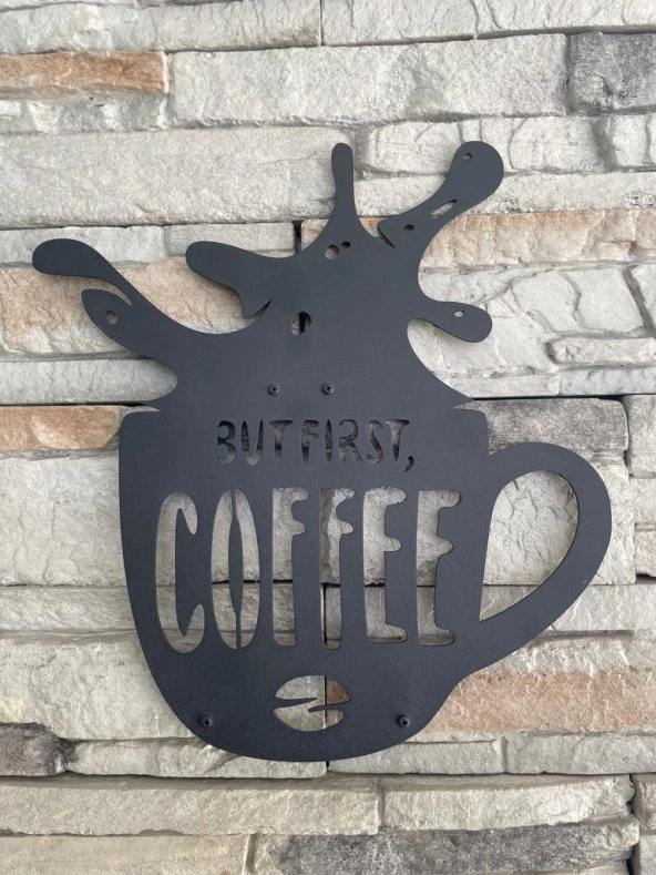 Fincan Dekor Metal Tablo