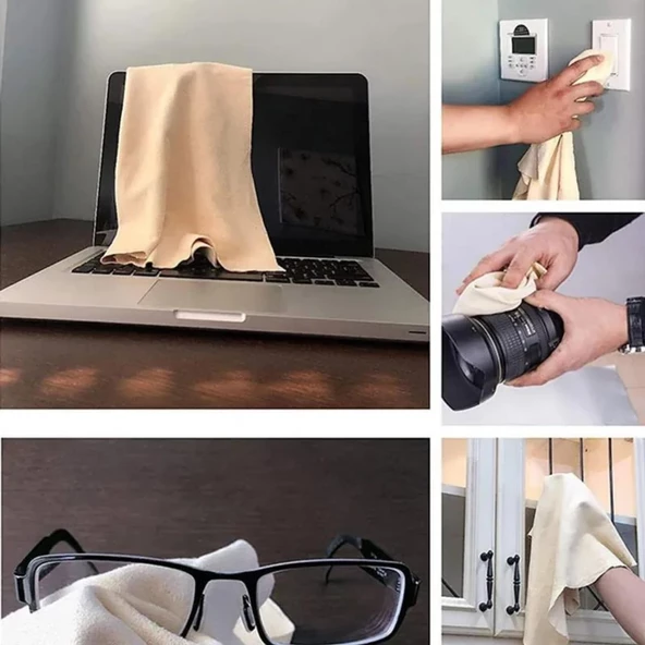 Simpak 3259 Mikro Güderi Süper Lüx Oto Kurulama Bezi 50x60 cm - Resim 5