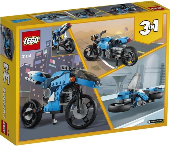 LEGO 31114 Creator 3'ü 1 Arada Süper Motosiklet - 2