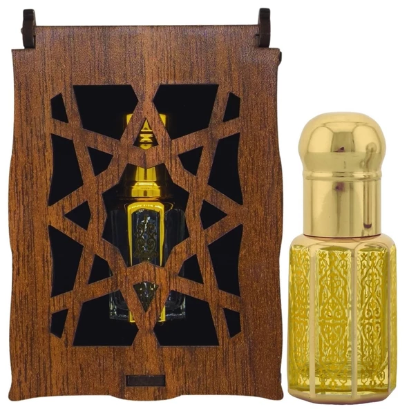 Medine Ravza Kokusu 6 Ml Premium Esans Cam Şişesinde Roll-on Hediyelik Ahşap Kutulu ürün görseli