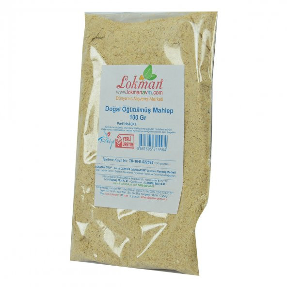 LokmanAVM Mahlep Öğütülmüş Saf Doğal 100 Gr Paket - Resim 3