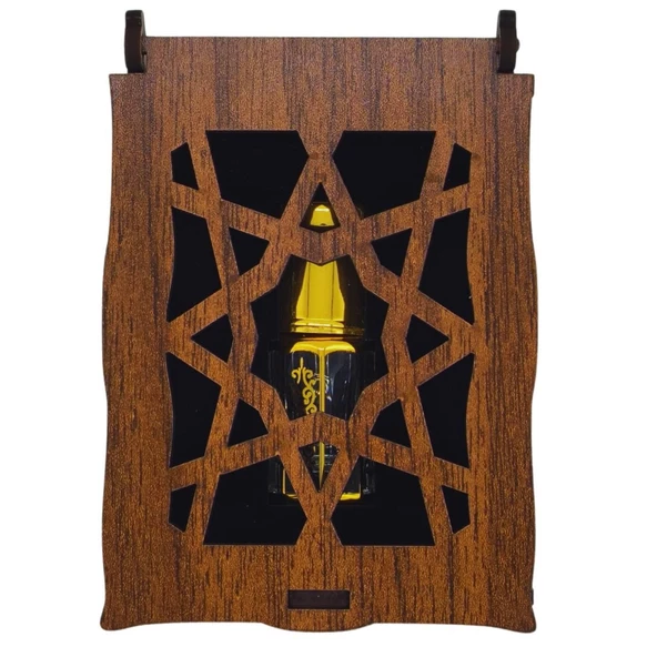 Medine Ravza Kokusu 3 Ml Premium Esans Cam Şişesinde Roll-on Hediyelik Ahşap Kutulu - 3