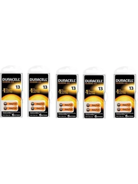 Duracell 13 Numara 5 li Paket Işitme Cihazı Pili
