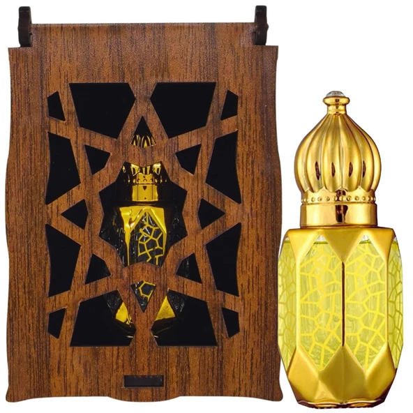 Makamı İbrahim Kokusu 8 Ml Premium Esans Cam Şişesinde Roll-on Hediyelik Ahşap Kutulu