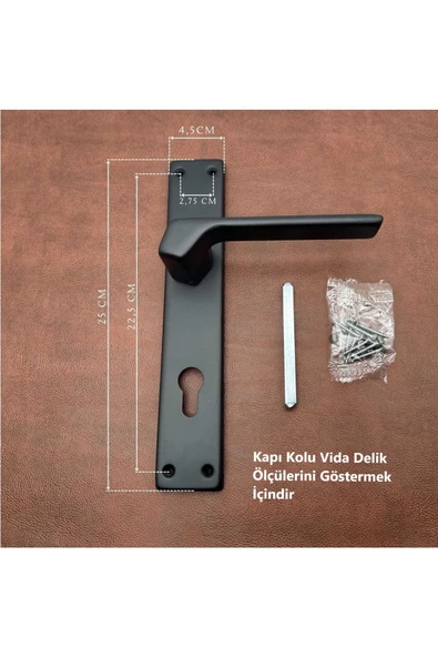 Zey Mat Altın Aynalı Wc Banyo Kapı Kolu İçeriden Sağ Basar 1 Takım - Resim 7