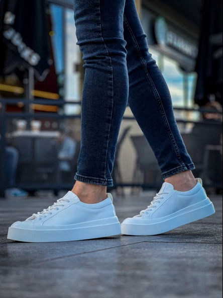 BA500 BOA Özel Termo Taban Beyaz Casual Erkek Ayakkabı - 5