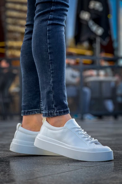 BA500 BOA Özel Termo Taban Beyaz Casual Erkek Ayakkabı - 4