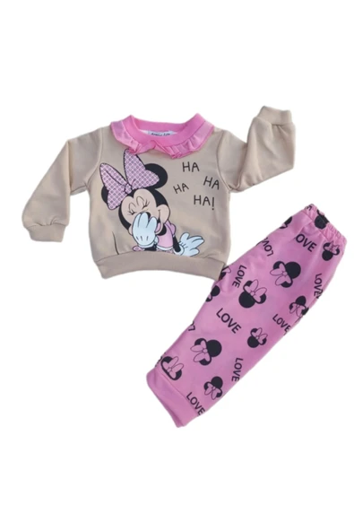 Kız Bebek Karakter Baskılı  6/24 Ay Takım ürün görseli 1