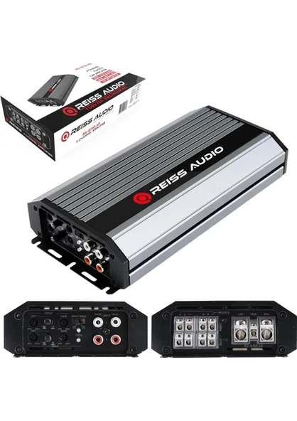 Reiss Audio Reıss Audıo RS-Q150.4D Mini Oto Anfi Stereo 4X100 Watt 4 Kanal