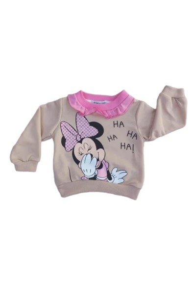 Kız Bebek Karakter Baskılı  6/24 Ay Takım - 2