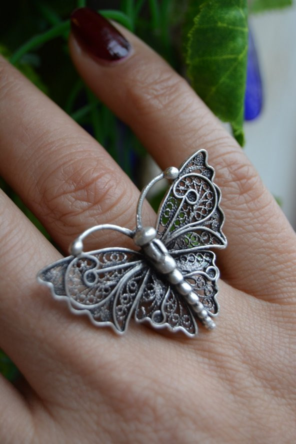 KELEBEK YÜZÜK her parmağa göre ayarlanabilir model - 7