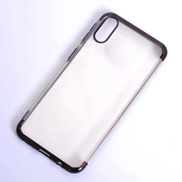 Galaxy M10 Kılıf Dört Köşeli Lazer Silikon Kılıf - Resim 2