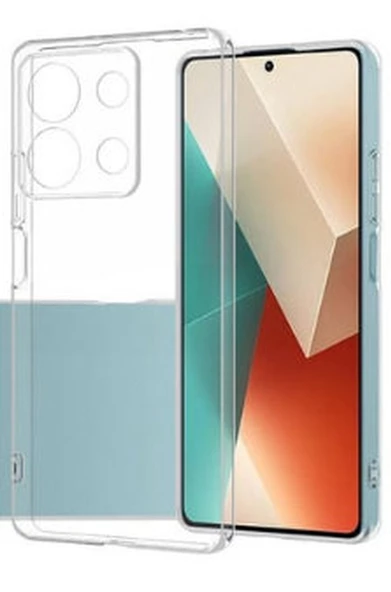 Xiaomi Redmi Note 13 Pro 5g Uyumlu Şeffaf Yumuşak Kılıf Kamera Ve Ekran Çıkıntılı ürün görseli 1
