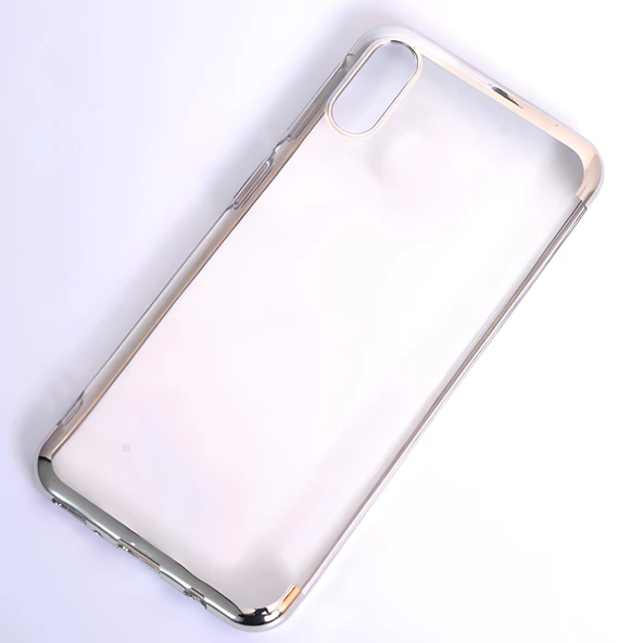 Galaxy M10 Kılıf Dört Köşeli Lazer Silikon Kılıf - Resim 7