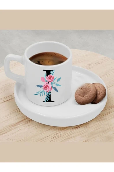 Özcan Tasarım Türk Kahvesi Fincanı I Harfi Fincan