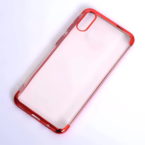 Galaxy M10 Kılıf Dört Köşeli Lazer Silikon Kılıf - Resim 4