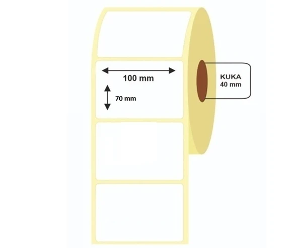 Termal Etiket 70x100mm 500Lü 1 Rulo