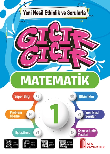 Ata 1.Sınıf 2.Dönem Gıcır Gıcır Türkçe + Matematik+ Tüm Dersler Soru Bankası - Resim 3