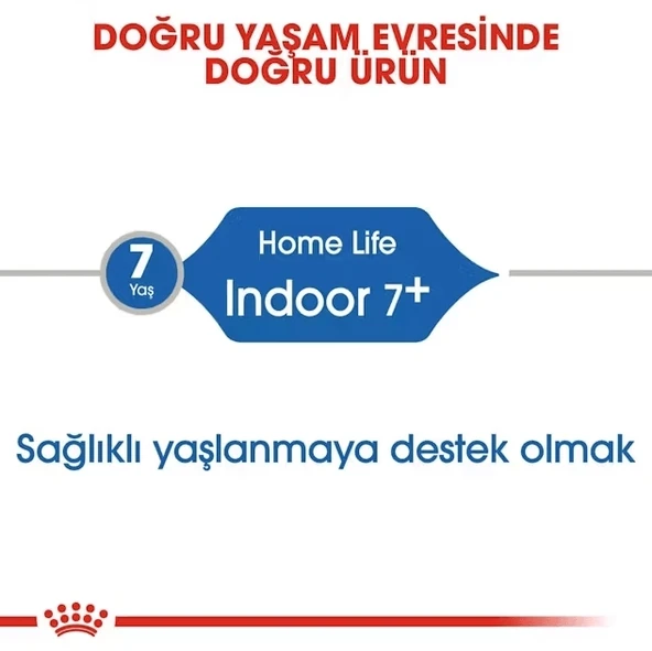 Royal Canin İndoor 7+ Senior Yaşlı Kedi Maması 3.5 Kg - 5