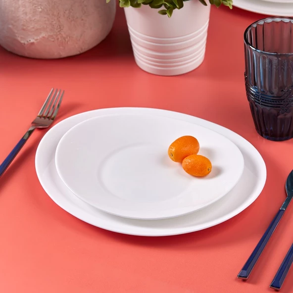 Karaca White Pure 24 Parça 6 Kişilik Yemek Takımı - 3