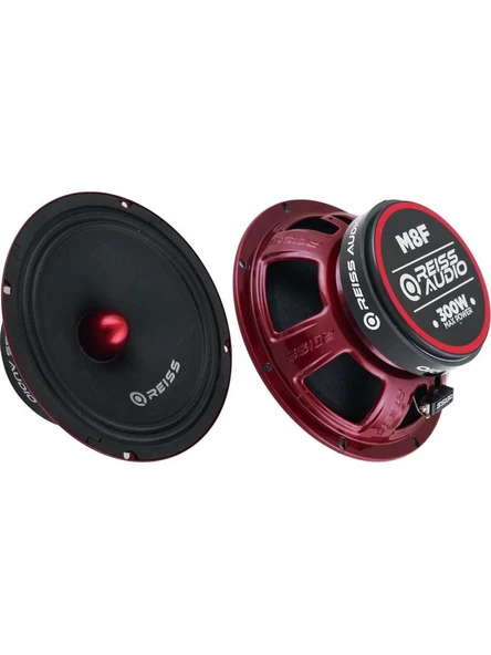 Reiss Audio Reiss Audio RS-M8F 20CM 300W Midrange Speaker 1 Takım / 2 Adettir Kapaklar Dahildir. Yeni Seri