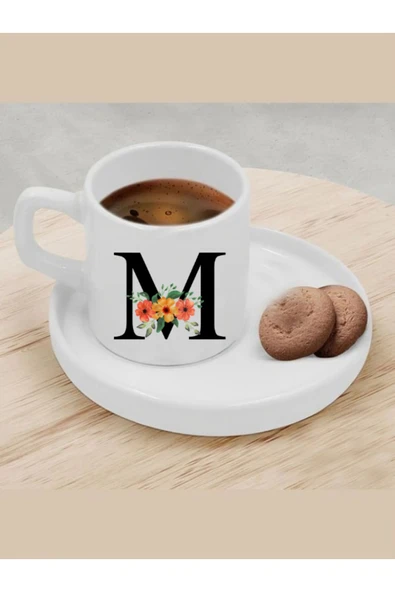 Özcan Tasarım Türk Kahvesi Fincanı M Harfi Fincan ürün görseli