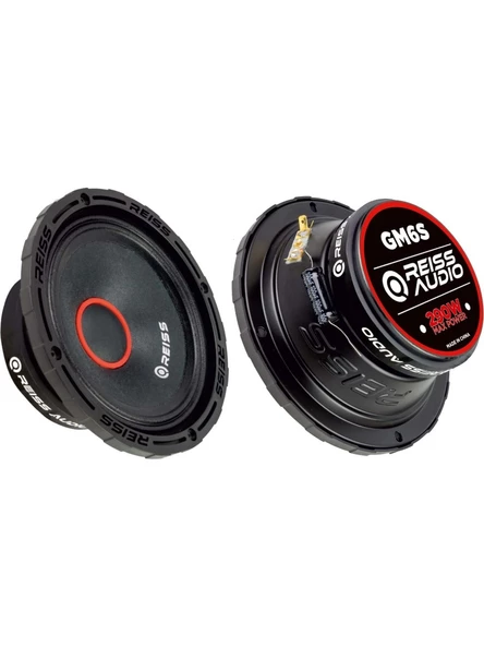 Reiss Audio Reiss Audio RS-M6SOLO 200 Watt Max POWER+100 Watt Rms POWER+16CM Oto Midrange