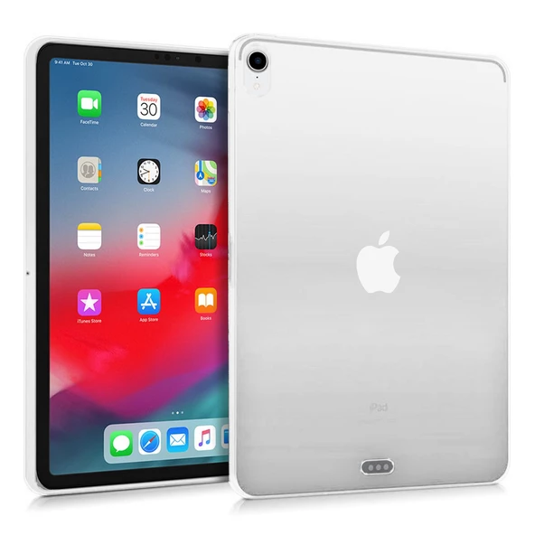 Microsonic Apple iPad Pro 11'' 2018 (A1980-A2013-A1934-A1979) Kılıf Transparent Soft Beyaz