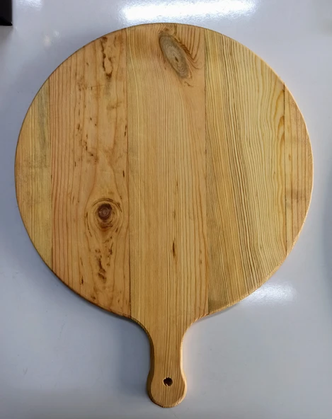 PİZZA & BAZLAMA TAHTASI 36 CM ÇAP - Resim 2