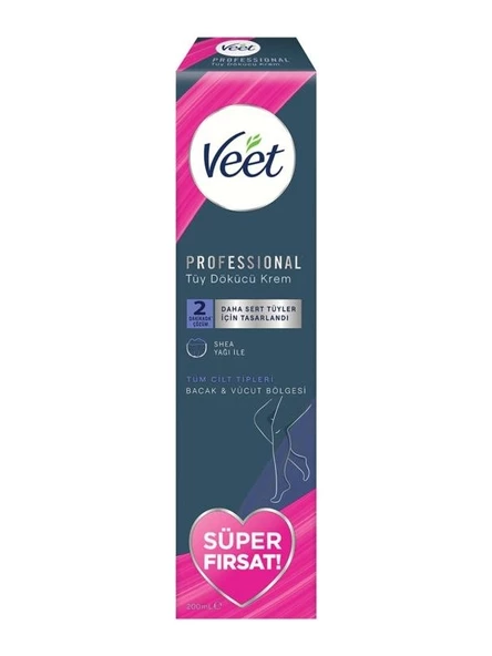 Veet Professional Tüy Dökücü Krem 200 ml Tüm Cilt Tipleri