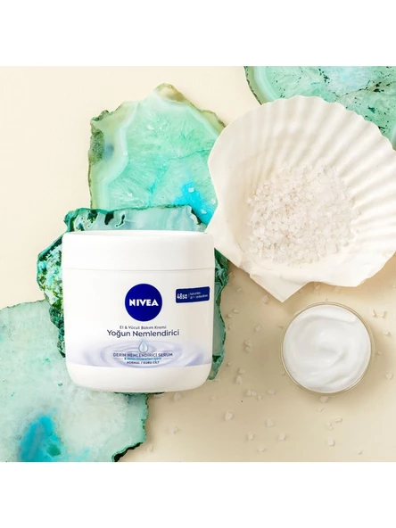 NIVEA El ve Vücut Bakım Kremi Yoğun Nemlendirici 400ml, 48 Saat Nemlendirici, Deniz Mineralleri - Resim 4