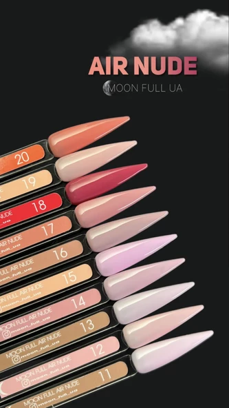 Moon Full Kalıcı Oje Yarı Şeffaf Nude Pembe No:11 - Resim 2