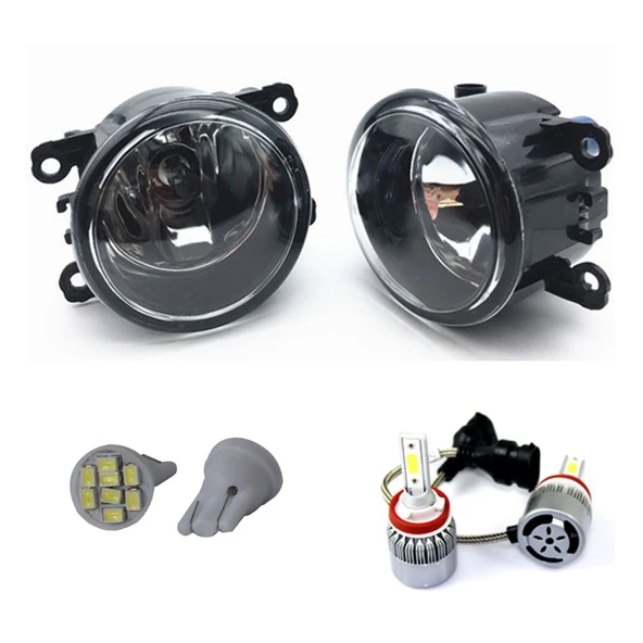 Ford Custom 2012 Uyumlu Beyaz Led Xenon Sis Farı Seti
