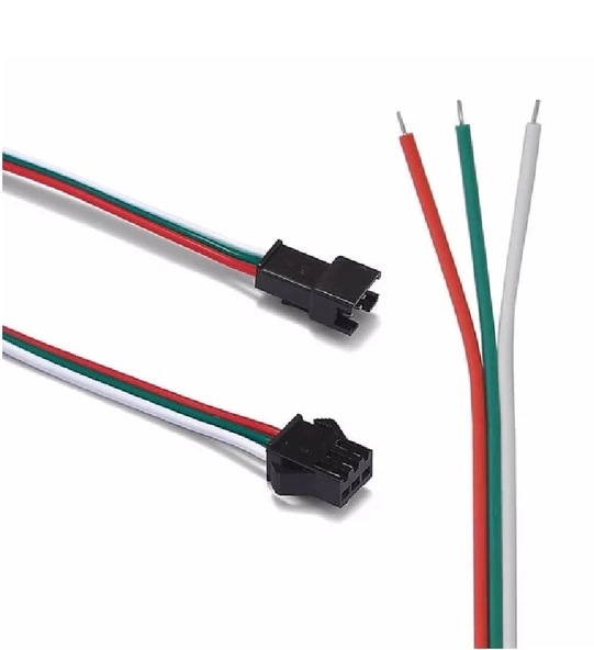 3 Pin JST SM 10cm Kablo Çifti - Resim 2