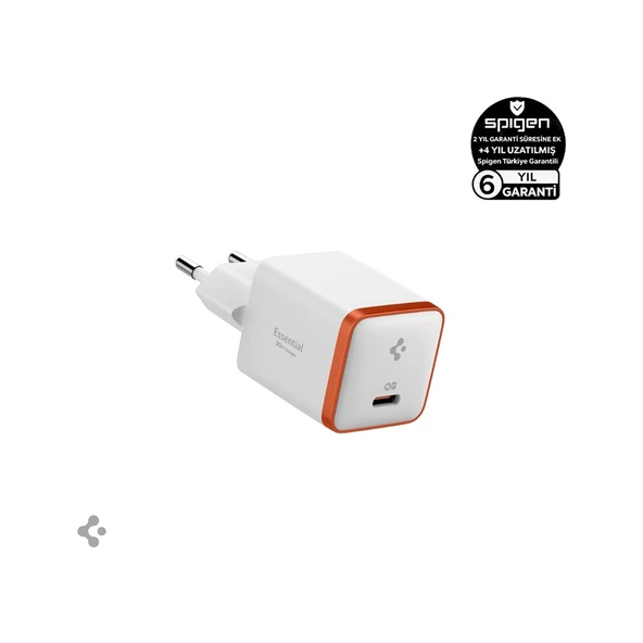 30W USB-C Ultra Mini Hızlı Şarj Aleti Samsung PPS / Isı Düşürücü GaN Destekli Akım Korumalı Güç Adaptörü iPhone & Android & iPad & MacBook Type-C White - ACH08449