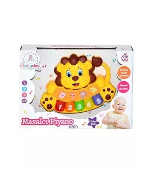 Aslan Masalcı Çocuk Piano - Mavi Su Dünyası ürün görseli