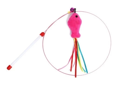 Pratik Balıklı Kedi Oyun Oltası 90 Cm - 2