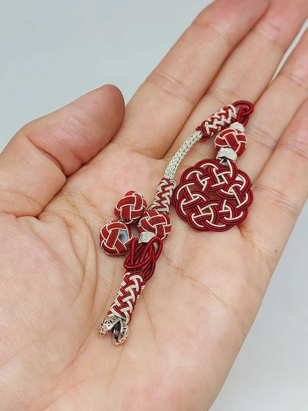 Bakır El İşi Kazaz Püskül & 2 Habbeli Takım (55726) ürün görseli