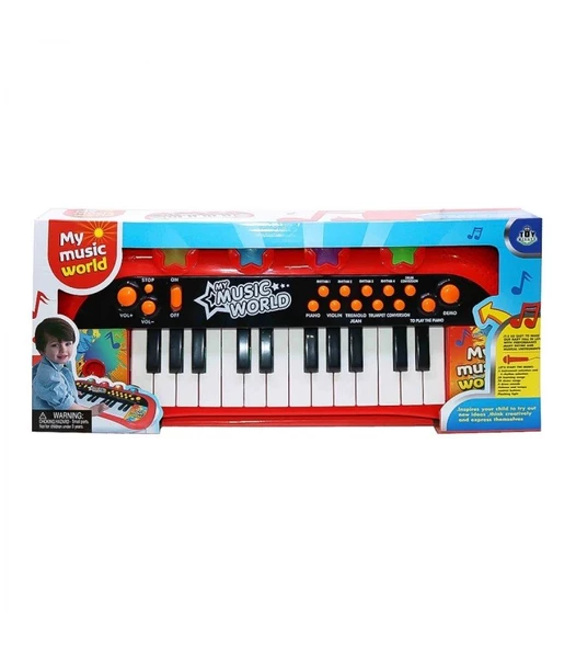 Elektronik Çocuk Piano 40 Cm - Mavi Su Dünyası
