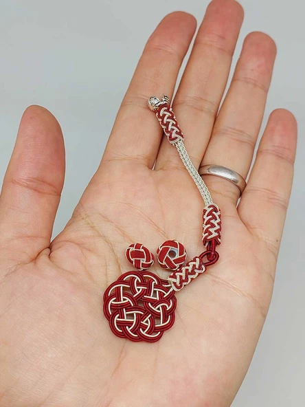 Bakır El İşi Kazaz Püskül & 2 Habbeli Takım (55722) ürün görseli