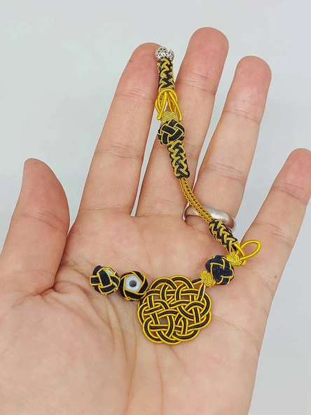 Bakır El İşi Kazaz Püskül & 2 Habbeli Takım (55720) ürün görseli