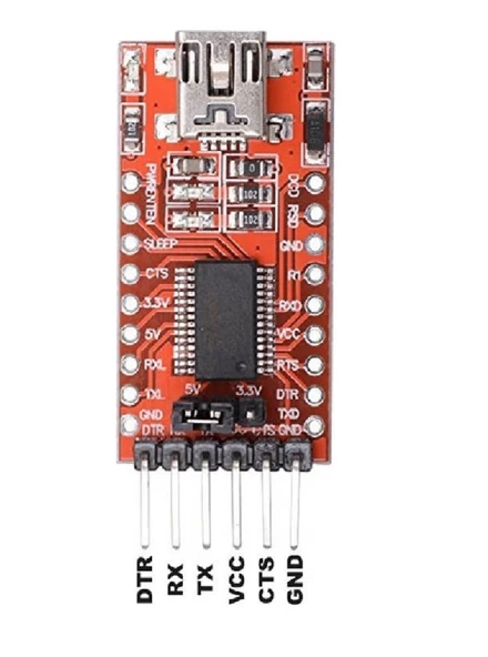 FT232RL USB to RS232 TTL UART Çevirici Modül Seri Port Haberleşme Arduino Mcu - Resim 4