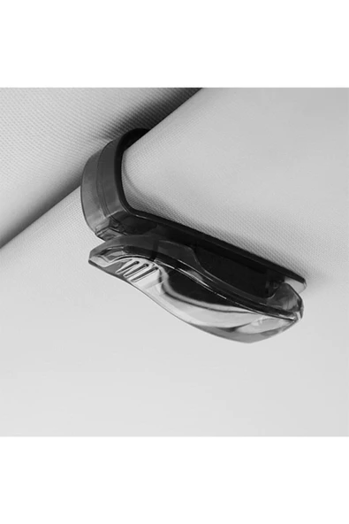 Araba Oto Araç Gözlük Tutacağı Klips (26g) - Gri - 4